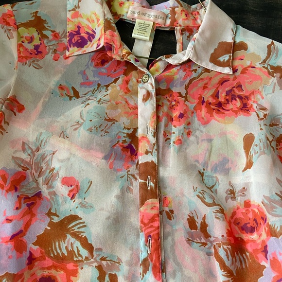 Band of Gypsies open back sheer top. - Picture 4 of 10